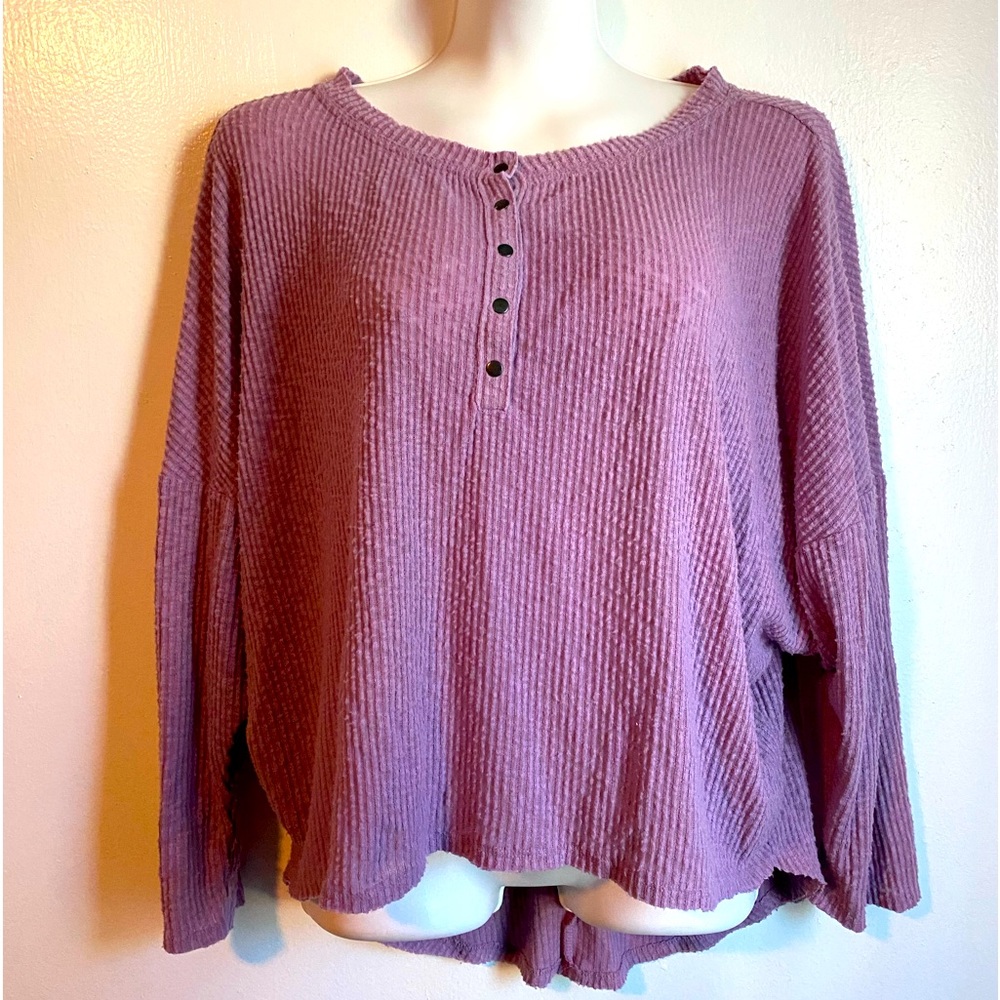 Urban Outfitters lilac pull over blouse